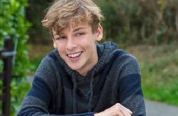 Smiling young adult male